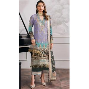 Vente en gros d'ensemble de costumes traditionnels ethniques Salwar Kameez pour femmes dernier design imprimé numériquement pour les fêtes de mariage pour adultes - Product Image 1