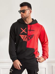 Sudaderas con Capucha de Bloques de Color para Hombre, Invierno, al por Mayor, con Logotipo Personalizado, Teñido Liso, Impermeables, Colores y Tallas Personalizadas - Product Image 6