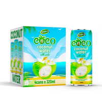 Prebiotische Mango Frisdrank met smaak, 330ml blik, 100% sap, vitaminerijk, suikervrij, dagelijkse verfrissende drank