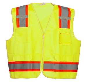Gilet de sécurité haute visibilité de qualité supérieure-Fluorescent-Tricot 100% poly-Logo personnalisable - Product Image 3
