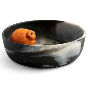 Bol de service en résine blanche au design unique pur pour restaurants et hôtels plats à très bon prix - Product Image 2