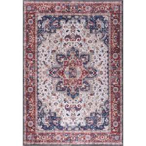 Netline Home NH1323 Cream Traditional <b>Washable</b> Rectangular Area <b>Rug</b> for Living Room and Bedroom - Product Image 1