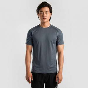 เสื้อยืดโพลีเอสเตอร์ 100% รุ่น Repstate (สีเทาพียู) - ทรงปกติ พิมพ์ลายดีไซเนอร์ด้วยเทคนิคการพิมพ์ซิลค์สกรีน - Product Image 1
