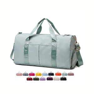 Bolsas de lona de viaje para gimnasio deportivo con logotipo personalizado al por mayor, piel auténtica de gran capacidad para hombres y mujeres, sublimación de entrenamiento - Product Image 2