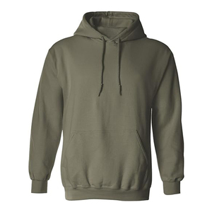 Sweats à capuche personnalisés décontracté uni Jogging chaud doux survêtements Fitness broderie polyester survêtements sweats à capuche pour hommes - Product Image 1