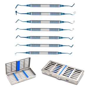 Equipo de dientes de llenado de alta calidad, Kit de Instrumentos dentales compuestos, 6 uds., caja de esterilización en autoclave - Product Image 5