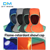 Capot de soudage de protection complet pour hommes couvre-cou de soudage respirant lavable capuchon de soudage de protection ignifuge pour soudeur