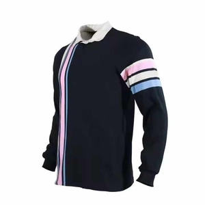 เสื้อรักบี้แบบกำหนดเองที่มีสีจางแผงด้านหลังตาข่ายแบบแยกเฮมและเกรดมืออาชีพตัวเลือกการพิมพ์ทีม - Product Image 4