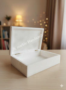 Haute Qualité Marbre Incrustation Bijoux Collier Boîte De Rangement À La Main en Inde Personnalisable Style Meilleur Prix En Gros Cadeau Article - Product Image 3