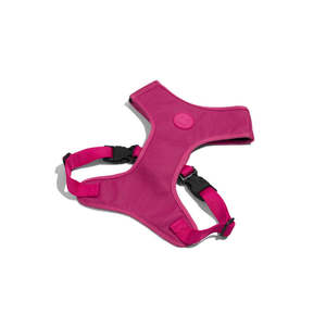 Luxury Pink LED Adjustable Polyester Dog Harness Medium Size Tactical Style with Breathable Mesh Floral Pattern for Cat <b>Walking</b> - Product Image 4