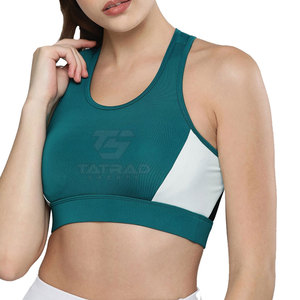 Nuevo Diseño, Precio Razonable, Sujetador Deportivo Transpirable para Mujer, Sin Costuras, Secado Rápido, Ligero, Logotipo Frontal, Almohadillas Extraíbles, Cuello en U - Product Image 1
