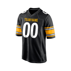 Camisetas de fútbol americano personalizadas OEM, malla de poliéster de secado rápido de calidad superior, bordado corto transpirable impreso - Product Image 5