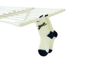 Séchoir à linge extensible de 20 m, support à vêtements en métal avec pinces / Pliable multifonctionnel, supports à linge et à serviettes - Product Image 6