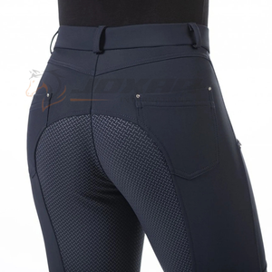 Breeche de asiento completo de alto rendimiento con forro de control de humedad de tela elástica duradera ajuste seguro y costuras fuertes construidas para la venta - Product Image 5