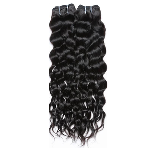 100% faisceaux de tissage de cheveux humains vierges indiens Remy bouclés, vagues naturelles profondes brutes d'Inde - Product Image 1