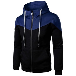 เสื้อฮู้ดซิปโพลีเอสเตอร์ใส่ได้ทั้งชายและหญิงเสื้อกันหนาวมีฮู้ดสำหรับผู้ชายในฤดูใบไม้ผลิผลิตจากผ้าฟลีซผลิตตามสั่ง100% - Product Image 1