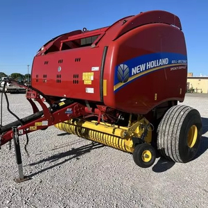 Used Mini Tractor Hay and <b>Straw</b> <b>Baling</b> Machine with Core Components Round Baler for Grass & Hay - Product Image 1