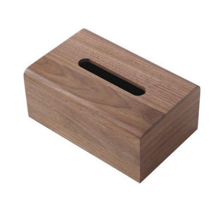 Organizador de mesa moderno, cubierta de caja de pañuelos de madera de primera calidad, soporte de caja de pañuelos decorativo atractivo para escritorio de oficina en casa - Product Image 3