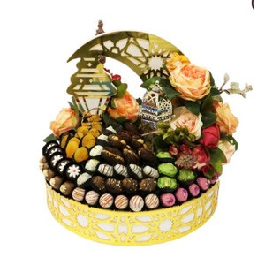 Fait de métal brun chocolat bol de service décor à la maison Table à manger dessus chocolat bol de service classique bonbons bol de service - Product Image 6