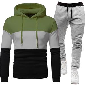 Conjunto de ropa deportiva informal para hombre y mujer, sudadera cálida de invierno, de colores sólidos pantalón de chándal, sudaderas transpirables + pantalón holgado - Product Image 6