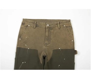 Haute qualité hommes solide taille haute cordon cloche bas pantalon évasé pantalons décontractés pantalons de survêtement étiquette personnalisée et étiquette hommes - Product Image 3