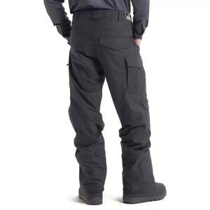Color sólido a prueba de viento impermeable transpirable hombres pantalones de esquí venta al por mayor caliente invierno deportes al aire libre hombres pantalones de nieve - Product Image 6