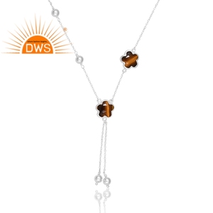 VfHot vente argent 925 argent Sterling naturel oeil de tigre jaune pierre précieuse pendentif collier bijoux personnalisés pour les femmes cadeau pour H - Product Image 2