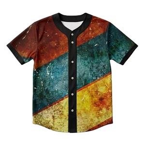 Camiseta de Béisbol, Uniforme de Softbol, Diseño Personalizado, para Hombre y Mujer, Camiseta de Béisbol de Poliéster, Impresión por Sublimación, Ropa de Equipo - Product Image 1