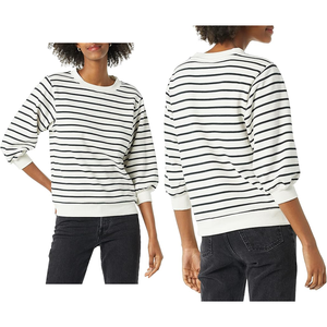 Sudadera holgada Harajuku de algodón coreano para mujer, sudadera con estampado de letras de tendencia, hombro caído, talla XS, ropa larga - Product Image 5