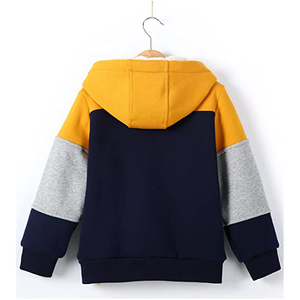 Sudadera con capucha extragrande de algodón de 370 g, con cremallera, estampada a medida, de forro polar, ecológica, de hombros caídos, para hombre, venta al por mayor - Product Image 5