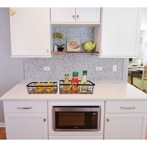 <b>Wood</b> and Iron Classic <b>Spice</b> <b>Rack</b> Wall Mounted Kitchen Ware <b>Spice</b> Storage <b>Rack</b> Organizer Set Of 2 Trendy Collection <b>Spices</b> <b>Racks</b> - Product Image 6