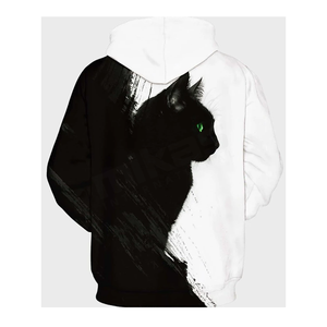 Sudaderas con capucha de sublimación con cremallera para hombre de gran tamaño de diseño personalizado de talla grande de alta calidad - Product Image 2