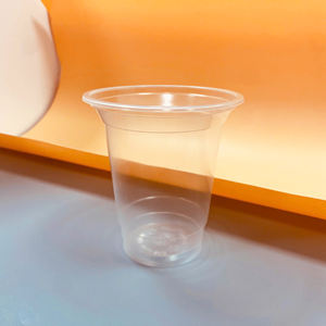 Venta al por mayor de fábrica directa transparente de pared simple PP vasos de plástico con tapas desechables transparentes Bebidas frías Vasos para café bebida - Product Image 1