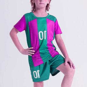 ชุดฟุตบอลเด็กระบายอากาศได้อย่างรวดเร็วผ้าแห้งเร็วสำหรับการแข่งขันและการฝึกซ้อมของเด็ก - Product Image 3