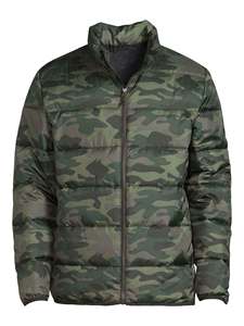 Top Selling High Quality Sublimation Puffer <b>Jackets</b> Customized Wholesale <b>Camo</b> Colour Collar Full Zipper Puff <b>Jacket</b> Side Pockets - Product Image 4
