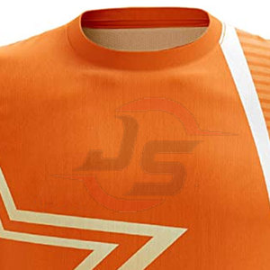 Venta al por mayor de alta calidad 100% poliéster Reversible de secado rápido transpirable ligero cuello en V manga corta diseño personalizado fútbol - Product Image 3
