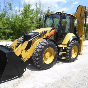 Used 12 Ton CAT 444 Backhoe Loader For Construction And Farm Work