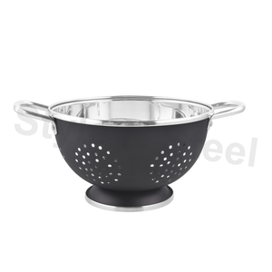 Passoire en acier inoxydable pour la cuisine à domicile, passoire à salade en métal, passe au micro-ondes, pour les hôtels - Product Image 1