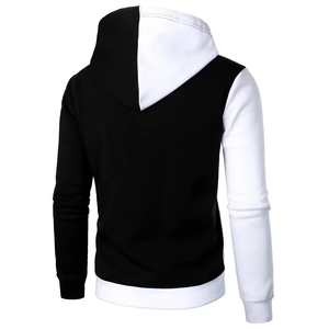 Nouveau design de sweats à capuche pour hommes pull-over avec design personnalisé deux tons couleur pull-over à capuche coupe ajustée confortable à manches longues - Product Image 4