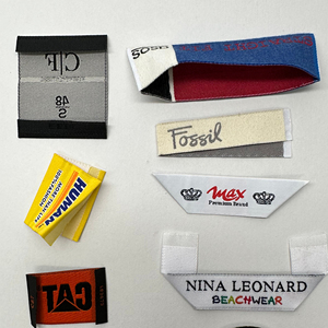 Tùy Chỉnh Dệt Cổ Nhãn Mật Độ Cao Tái Chế Damask Chính Logo Nhãn Cho May Mặc Thương Hiệu Tag Trong Tất Cả Các Loại Gấp - Product Image 6