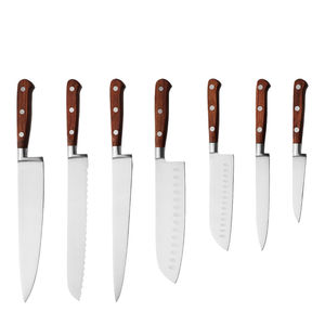 Juego de Cuchillos de Chef Profesionales de Acero Inoxidable, Hechos a Mano, con Mango Antideslizante, Alta Durabilidad y Sostenibilidad, Tamaño y Logotipo Personalizables - Product Image 5