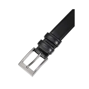Ceinture à boucle coulissante de haute qualité pour hommes et femmes, en cuir véritable, de marque de luxe, avec logos personnalisés - Product Image 3