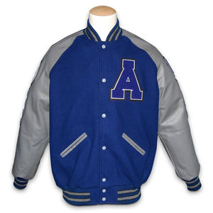 OEM Best Men's College Baseball Jacket Custom 100% Cotton Bordado Logos Winter American Baseball Letterman Teams USA Sports - Product Image 4