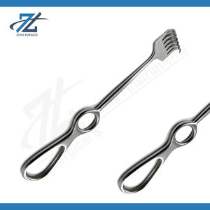 Retractor Manual Volkmann de Alta Calidad, 245 mm, Acero Inoxidable, Instrumento Quirúrgico con Certificación CE, Reutilizable para Cirugía General - Product Image 2