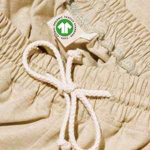 Pantalones de Jogger de algodón orgánico para mujer-Natural, jersey de 5,4 oz, transpirable con cintura elástica y puños de pierna acanalados - Product Image 5