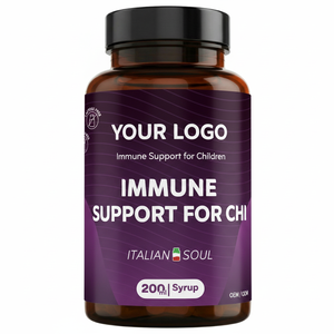Complément alimentaire NH Immuno Ok 200 ml, sirop pour soutenir l'immunité des enfants, fabriqué en Italie, RedMoringa, marque privée, soin nasal optimal - Product Image 1