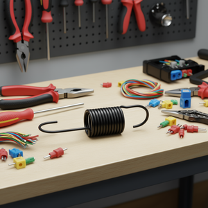 Resorte de tensión delgado Knipex para alicates de terminales de manguito 97 53 XX, accesorios para conectores - Product Image 3