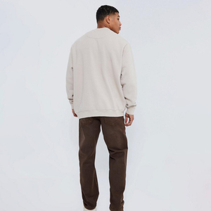 . Sweat-shirt d'hiver épais à col rond et manches longues, couche intérieure brossée et design épuré pour les marques de mode - Product Image 1