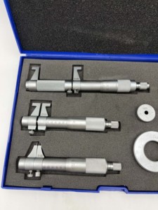 Industriële gereedschappen met hoge nauwkeurigheid Binnenmicrometer 5-100 mm in geïnstalleerde koffer Binnenmicrometer met satijnchroomafwerking - Product Image 4