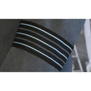 Ruban de dentelle en tissu à sequins Tressee de qualité supérieure, de couleur bleu bois, pour uniforme de cérémonie britannique, vente en gros, numéro un au Royaume-Uni - Product Image 2